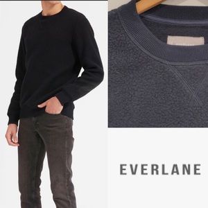 Everlane  Men Crew Neck Knit Sweatshirt Dark Navy Color